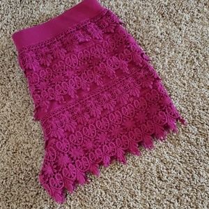 Lined lace shorts